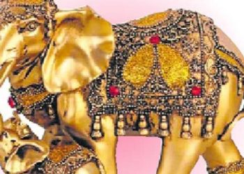 Fengshui Elephant is the companion of good fortune keeping on the main door invites prosperity good luck and success